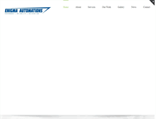 Tablet Screenshot of enigmaautomations.com